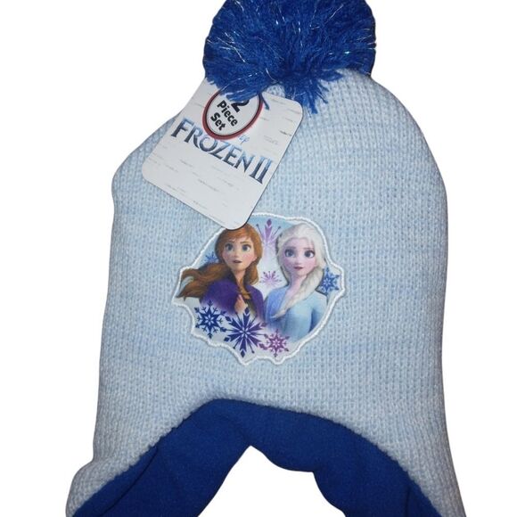 Frozen 2 Anna and Elsa Hat a Glove Set (Children's Size) - Picture 1 of 6